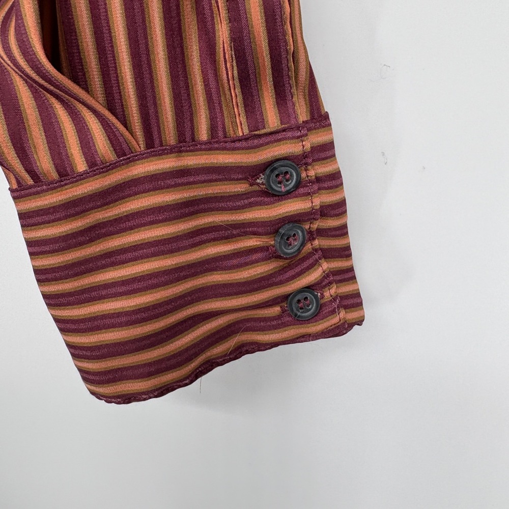 Free People X Revolve My Everything Wrap Top Blouse M Cropped Satin Chocolate - Picture 9 of 15